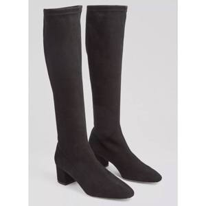 LK Bennett Eldon Block Heel Stretch Knee Boots